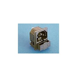 Fiche C14 10A 250V +fusible ref. PF0011/10/28 Elektron Technology