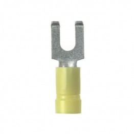 Cosse à fourche jaune vinyle ref. PV10-10FF-L Panduit