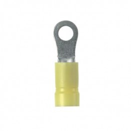 Cosse ronde jaune en vinyle ref. PV10-38R-L Panduit