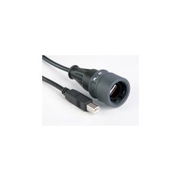 Câble USB étanche lg 2m ref. PXP6040/B/2M00 Elektron Technology