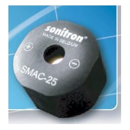 Buzzer continu 93.5dB 3.35KHz ref. SMAC-25-W100 Sonitron