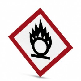 Étiquette symbole Comburant ref. 1014274 Phoenix