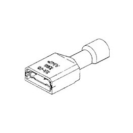 Prise droite câble AWG 22-18 ref. 2-520184-2 TE Connectivity