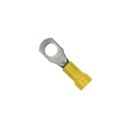 Cosse anneau jaune AWG 12-10 ref. 130699 TE Connectivity