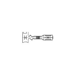 Prise droite câble AWG 25-20 ref. 1494212-1 TE Connectivity