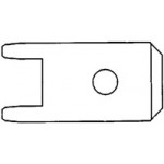 Cosse faston droite pour PCB ref. 170267-1 TE Connectivity