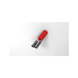 Cosse droite rouge AWG 22-18 ref. 640909-2 TE Connectivity