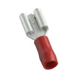 Boite 100 clips femelle rouge ref. B100SQMA6-35 Mecatraction