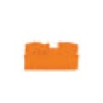 Plaque d'éxtrémité orange ref. 2016-1292 Wago