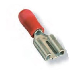 100 Clip préisolé rouge 0,5mm2