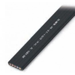 Câble plat 5x4mm2 noir ref. 897-453 Wago