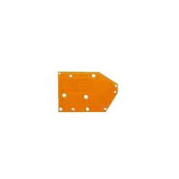 Plaque d'éxtrémité 1,5 Orange ref. 742-600 Wago