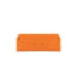 Plaque d'éxtrémité orange ref. 280-326 Wago