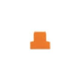 Plaque d'extrémité orange ref. 281-309 Wago