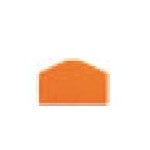Plaque d'extrémité orange ref. 281-313 Wago