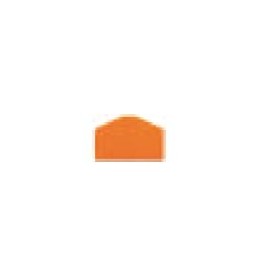 Plaque d'extrémité orange ref. 281-313 Wago